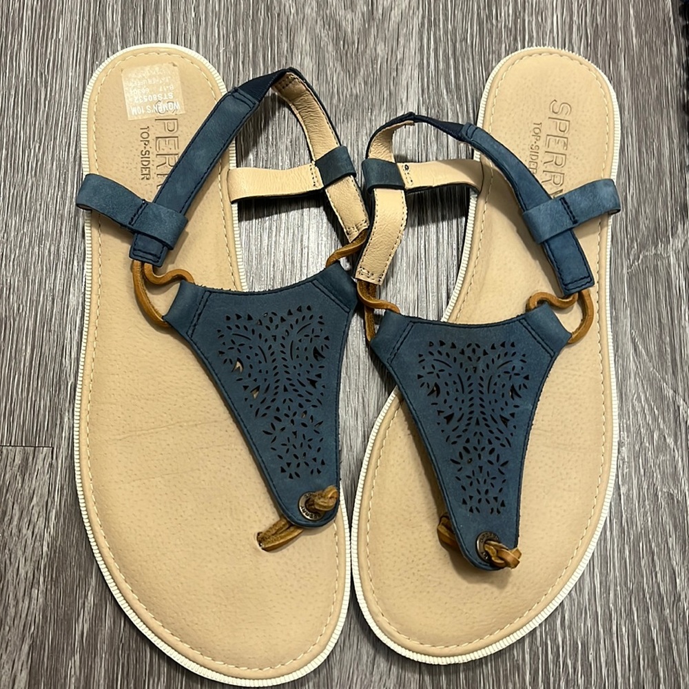 Sperry sandals . Never worn